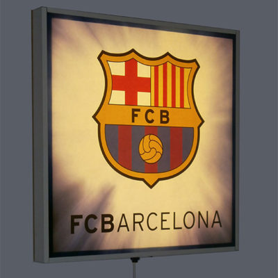 Pòster FC Barcelona. Amb llum i so